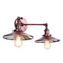 Axyaa Industrial Vintage Double Heads LED Wall Lamp