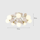Axyaa Modern LED Ceiling Chandelier for Bedroom and Dining Room