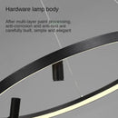 Axya Black Round Combination Chandelier for Home Decor and Lighting