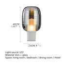 Axyaa Contemporary Glass Desk Lamp LED Living Room Bedroom Decor