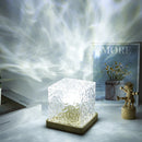 Axya Water Ripple Projector Night Light 16 Colors Crystal Lamp for Home Decoration