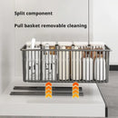 Axyaa Sliding Drawer Organizer for Under Sink Storage and Kitchen Sideboard