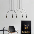 Axyaa Minimalist Postmodern Geometric Chandeliers for Home and Restaurants