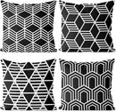 Axyaa Diamond Line Geometric Pattern Pillowcase - 45x45cm