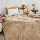 Axyaa Cozy Fleece Blanket Throw - Super Soft Microfiber Luxury Bed Blanket