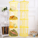 Axyaa 4 Grids Folding Clothes Storage Basket