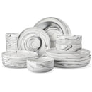 Axyaa 18/36-Piece Ceramic Dinnerware Set for 6/12, Plates, Bowls, Tableware
