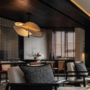 Axyaa Fabric Wabi Wind Chandelier | Restaurant Table B & B Lamps