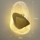 Axyaa Wall Light: Modern Nordic Postmodern Bedroom Bedside Lamp for Indoor Lighting