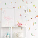 Nordic Trees Wall Sticker Set by Axyaa - Self-adhesive Art Mural Decals