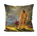 Retro Oil Painting Christmas Pillowcase - Axyaa Nativity Cushions Case Jesus Christ Print Throw Pillows Case