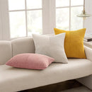 Axyaa Brand Earthy Yellow Corduroy Patchwork Pillow Cover for Living Bed Sofa