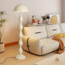 Axyaa Cream Wind Mushroom LED Floor Lamp for Modern Home Decor