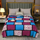 Axyaa Plaid Flannel Throw Blanket - Cozy All-Season Bedspread