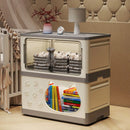 Axyaa Cat House Cabinet: 1-3 Tier, 60cm Wide, Black/Gray for Bedroom/Living Room