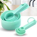 Axyaa Measuring Spoon Set - Kitchen Baking Tools - Multi-Purpose Plastic Handles