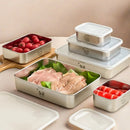 Axyaa Stainless Steel Food Storage Container - Large Capacity Fresh-Keeping Box