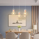 Axya Vintage Wood E27 Pendant Ceiling Lamp for Modern Living Spaces