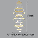Axyaa Nordic Stair Chandelier Living Dining Room Lights Indoor Lighting