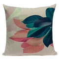 Axyaa Palm Leaves Cushion Cover - Home Decor Accent