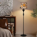 Axyaa LED Floor Lamp with Full Spectrum Light & Fabric Lampshade
