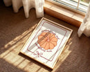 Axyaa Pumpkin Art Canvas Print Set for Modern Home Decor