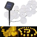 Axyaa Solar Lantern String Lights: Waterproof Fairy Garden Decor for Christmas Wedding Party