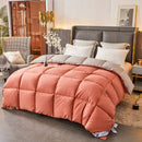 Axyaa Goose Down Comforter - Thick California Super King Size for Winter Warmth
