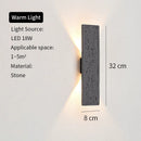 Axyaa Outdoor LED Wall Sconce Aluminum Light Fixture for House Patio Garage Decor