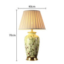 Axyaa Ceramic Desk Lamp: Luxury Classical Table Light for Bedroom, Living Room & Home Décor