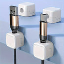 Axyaa Magnetic Cable Organizers - Sleek Cord Holders for Desk, Car, and Charging Cable Management