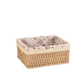 Axyaa Hand-woven Rattan Storage Baskets - Multi-Purpose, Home Decor, Toy Storage