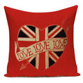 Axyaa British Flag Soldiers Pillow Cover - London England Theme
