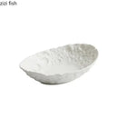 Axyaa Ceramic Salad Plate Set of 4