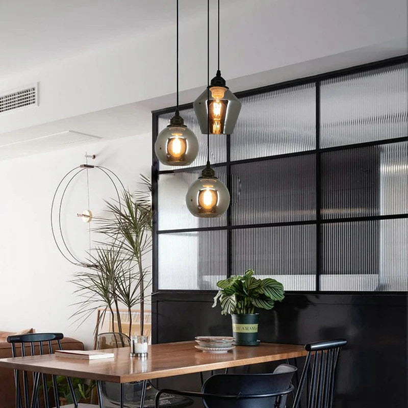 Axyaa Stainless Steel LED Chandelier Lights for Nordic Home Decor