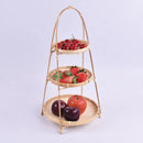 Axya Wicker Fruit Basket Tray Rack for Stylish Kitchen Organization and Decor