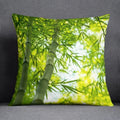Axyaa Bamboo Forest Pillow Cover Series for Home Office Bedroom Sofa Car