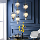 Axyaa Nordic Bedhead Chandelier: Modern Minimalist Lighting for Home, Restaurant, Bar