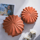 Axyaa Red Ceramic Vase: Creative Luxury Decor for Home and Hotel