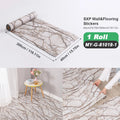 Axyaa Wood Grain Peel and Stick Flooring Tiles, Removable Sticker, 118'' X 15.7''