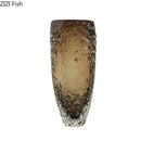 Wrinkled Glass Vase Hydroponics Pot by Axyaa - Room Aesthetic Floral Decor
