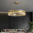 Axyaa Nordic Luxury LED Crystal Chandelier for Elegant Indoor Lighting