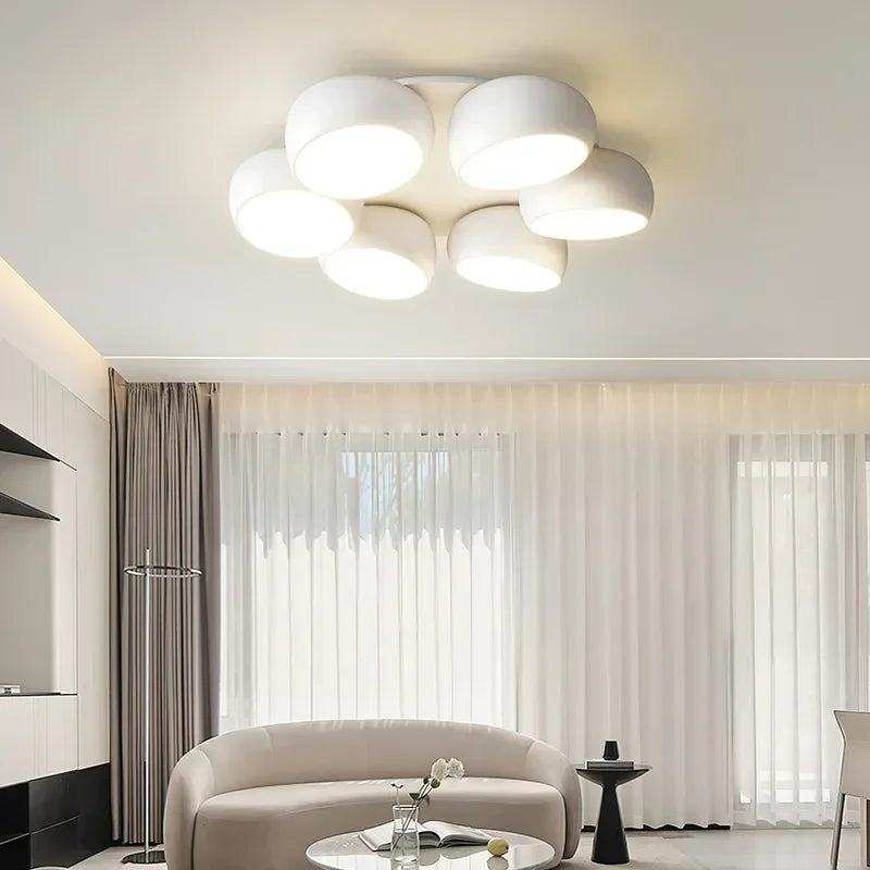 Axya LED Ceiling Chandelier: Modern Interior Light for Living Room, Bedroom, Dining Area