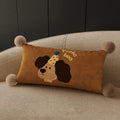 Axyaa Cartoon Puppy Pillow for Living Room Sofa Decoration