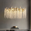 Axyaa Gold Branch Crystal Chandelier - Modern Luxury Hanging Chandeliers