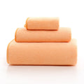 Axyaa Coral Fleece Towel Set - 3-Piece Thick & Enlarged Square Bath Towels