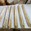Axyaa Italian Etched Long LED Wall Sconce.
