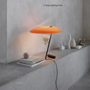 Axyaa Nordic Desk Lamp with Creative Orange Lampshade for Living Study Room