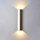 Axyaa Outdoor LED Wall Lamp: Waterproof Aluminum Garden Sconce Light Fixtures