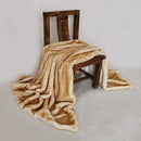Axyaa Luxury Fox Fur Blanket: Soft & Fluffy Faux Fur Throws for Sofa Bed